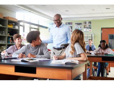 JA stock image of students