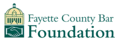 Logo for sponsor Fayette County Bar Foundation