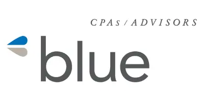 Logo for sponsor Blue & Co.